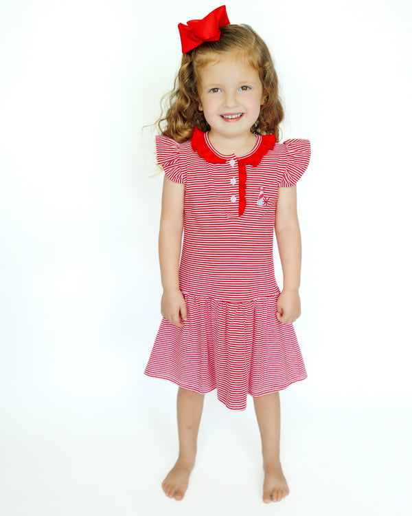 Game Day Dress- Red