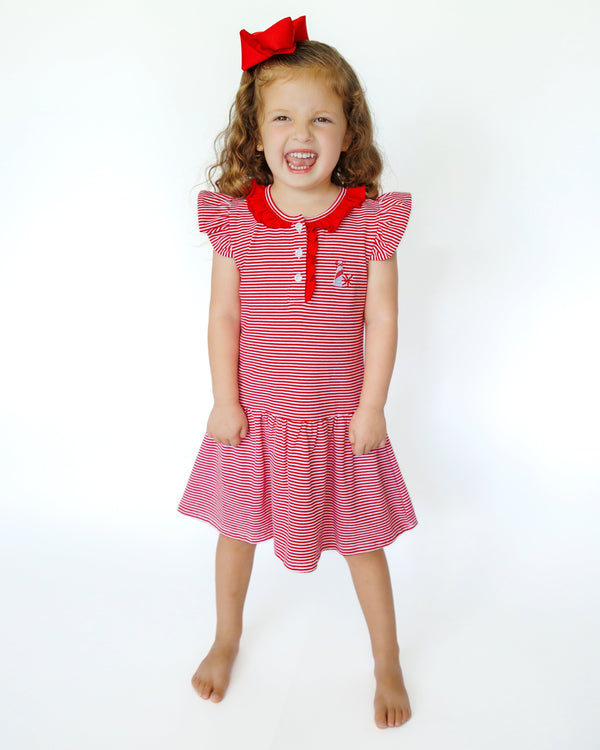 Game Day Dress- Red