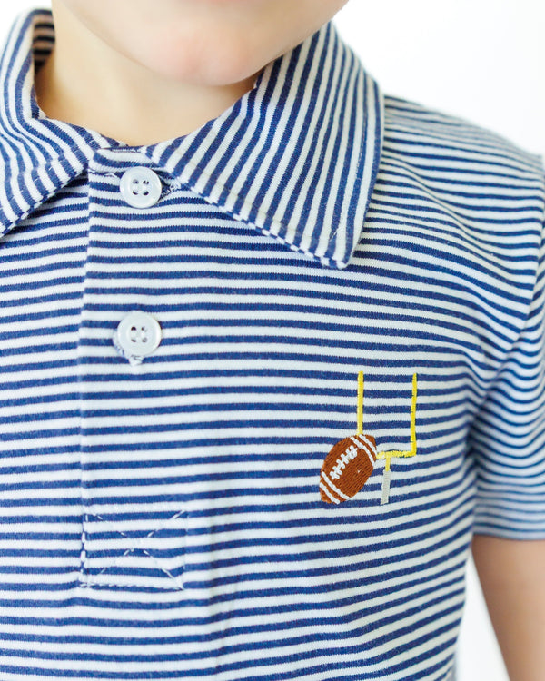 Game Day Polo- Navy