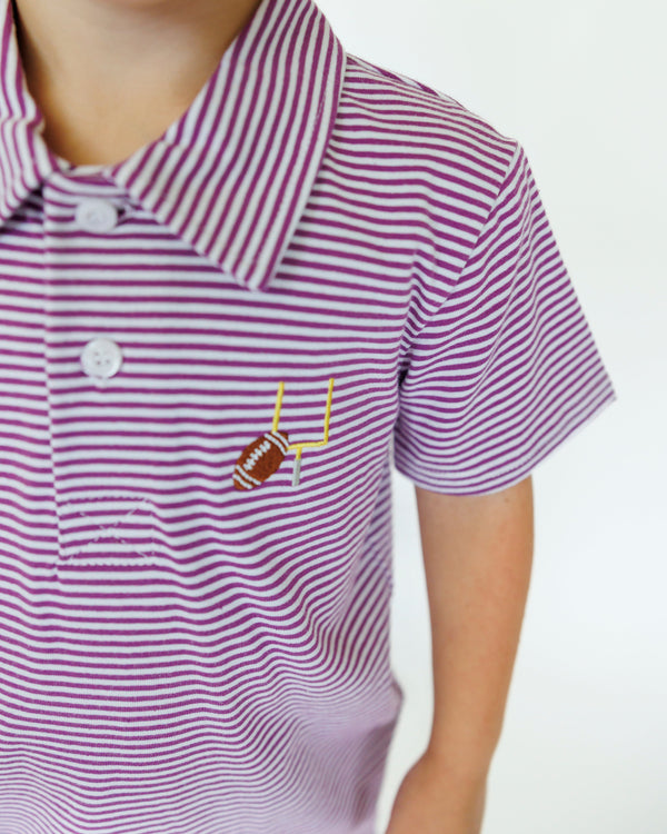 Game Day Polo- Purple
