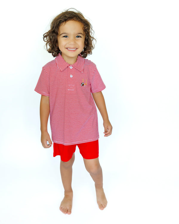 Game Day Polo- Red