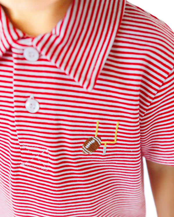 Game Day Polo- Red