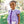 Game Day Girl Bubble- Purple