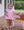 Genevieve Bubble- Light Pink Stripe/Light Blue