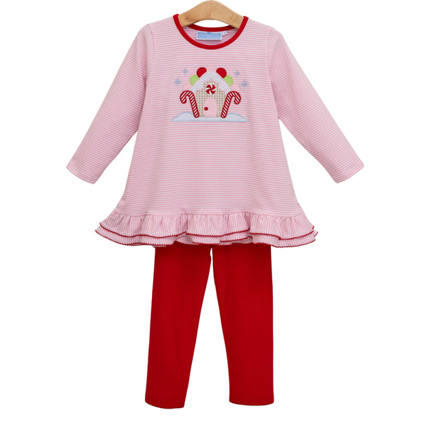 Gingerbread House Pant Set
