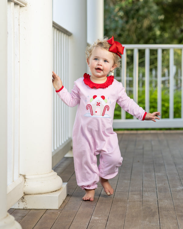 Gingerbread House Romper