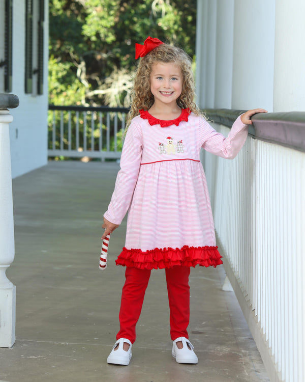 Gingerbread Ruffle Pant Set
