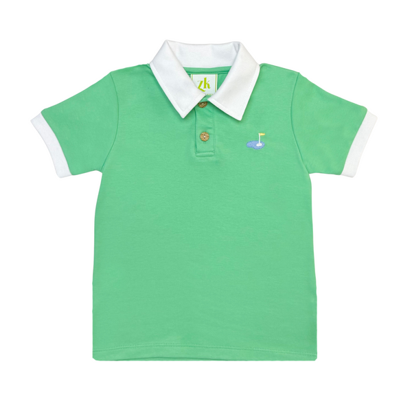 Golf Knit Ian Polo- Covington Green