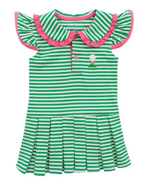 green and pink golf dress Pink And Green Golf Knit Dress Size 4T