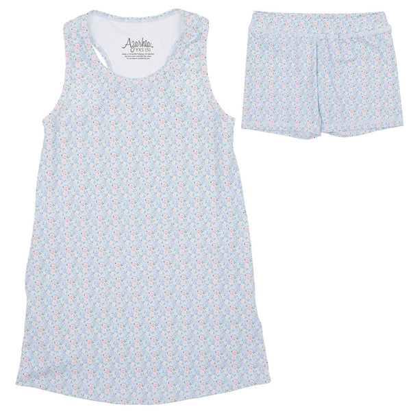 Grand Blue Flowers Izzy Tennis Dress