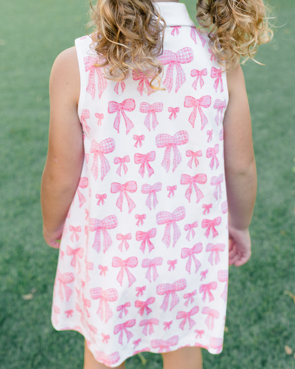 Grosgrain Button Down Dress