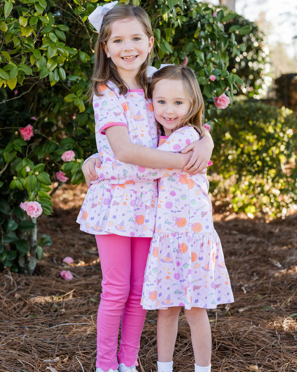 Peggie Peplum Legging Set- Tricks & Treats