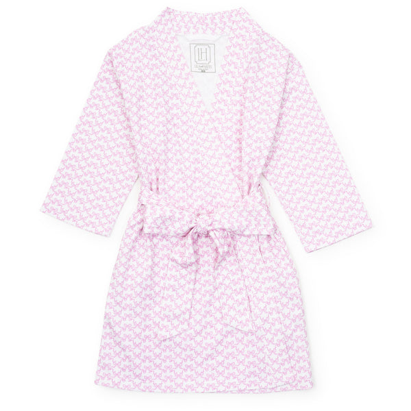 Gwen Spa Wrap- Pretty Pink Bows
