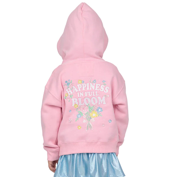 Embroidered Happiness in Bloom Hoodie