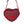 Heart Purse- Red Plaid