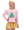 Holly Christmas Tree in Glitter- Pink