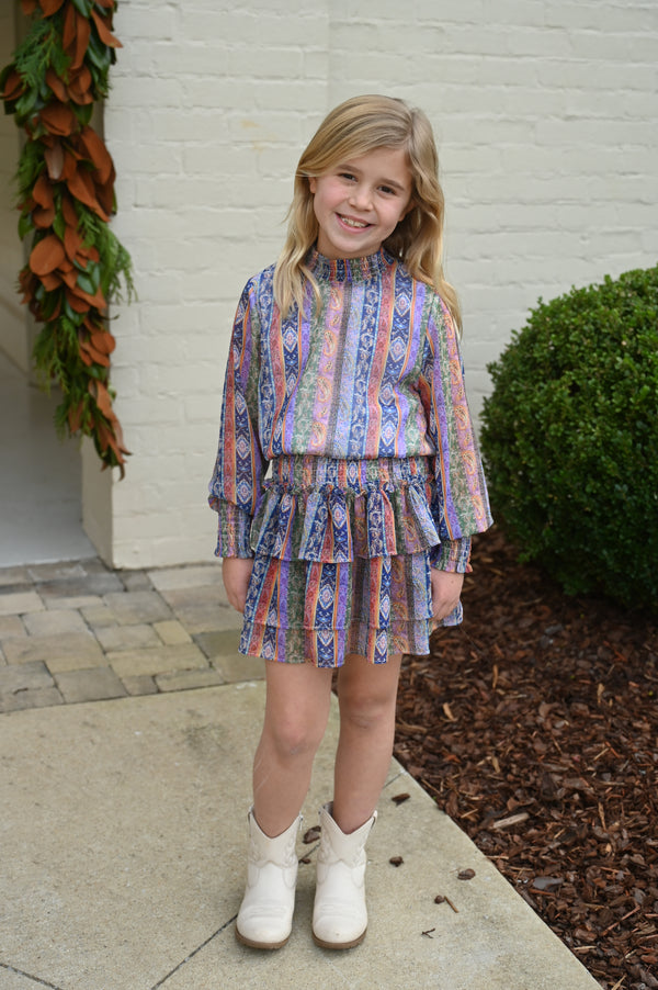 Halston Dress- Multi