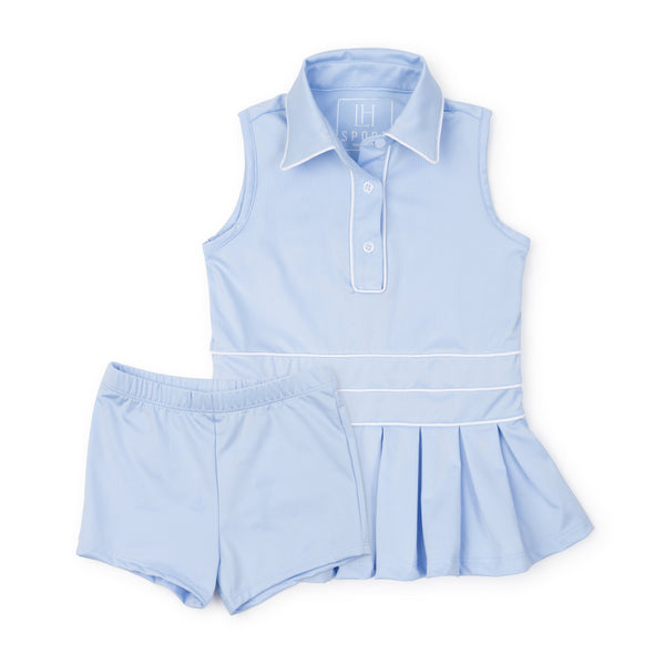 Harper Performance Dress- Light Blue