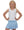 Mini Pleated Skort- Solid Light Blue