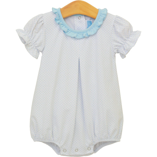 Harriet Bubble- Light Blue Bitty Dot