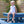 Hayden Bubble- Light Blue Stripe