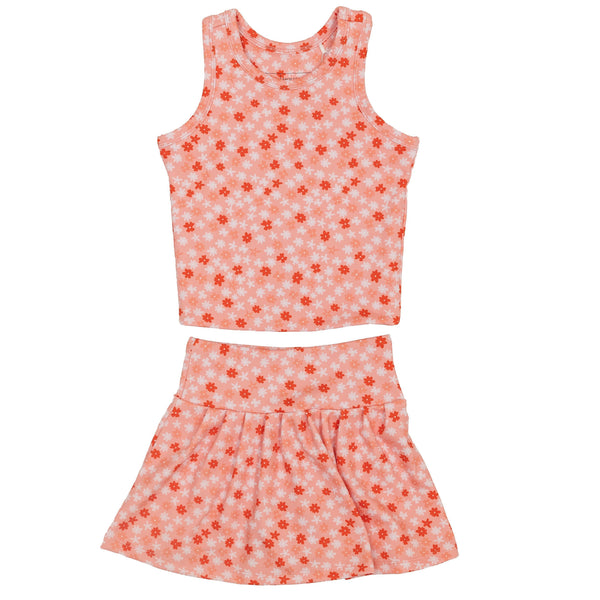 Sarah Set- Pink Ditsy Floral