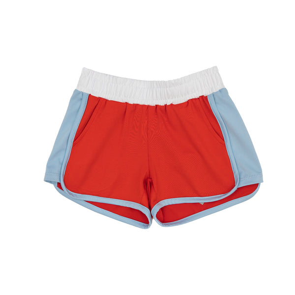 Stretchy Shorts- Red, White & Blue