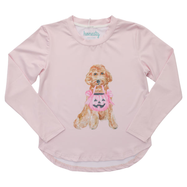 LS Tee- Halloween Pup