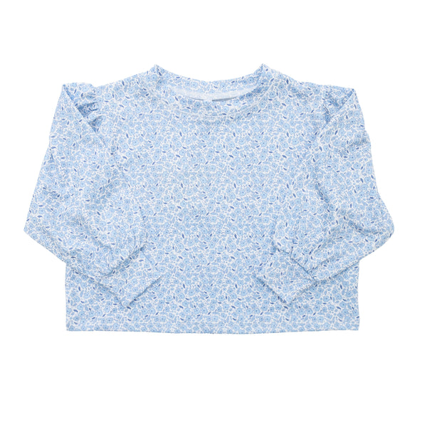 LS Box Top- Mini Blue Floral