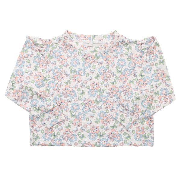 LS Box Top- Butterfly Floral
