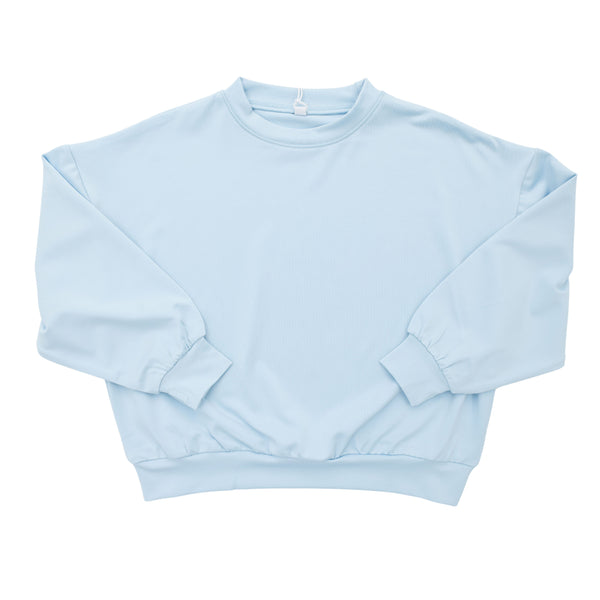 Performance Sweatshirt- Light Blue