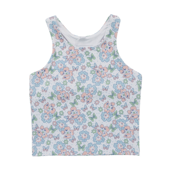 Lib Tank- Butterfly Floral
