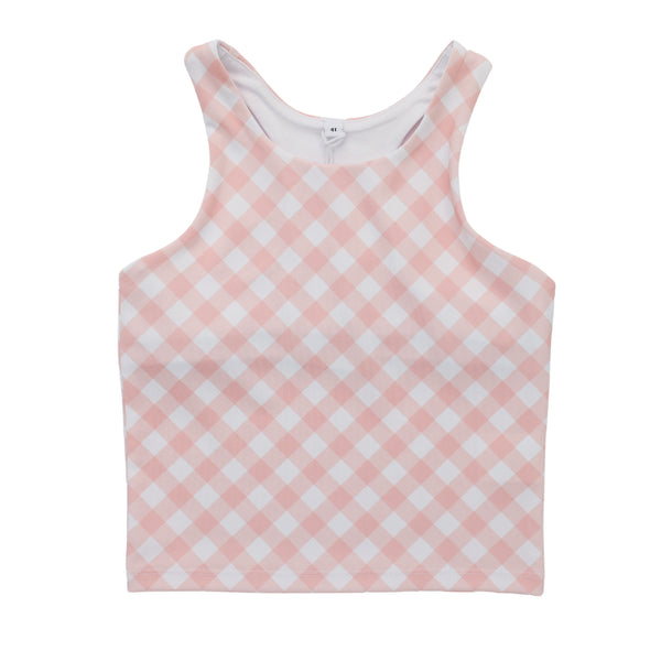 Lib Tank- Pink Gingham