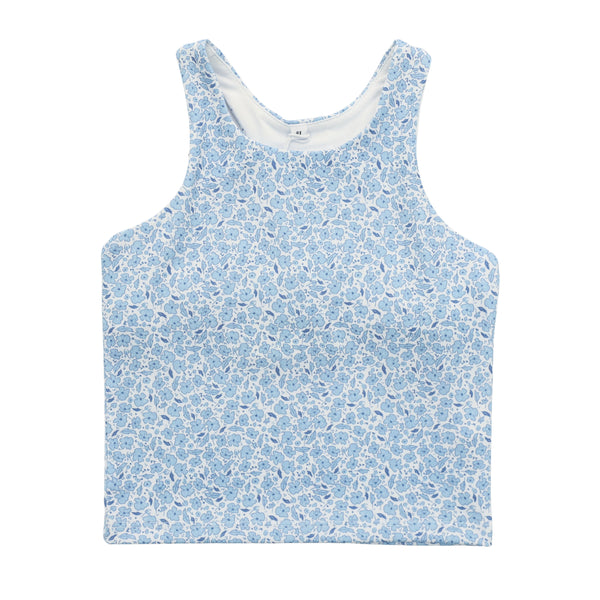 Lib Tank- Mini Blue Floral