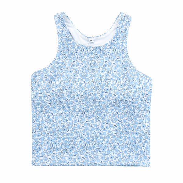 Lib Tank- Mini Blue Floral