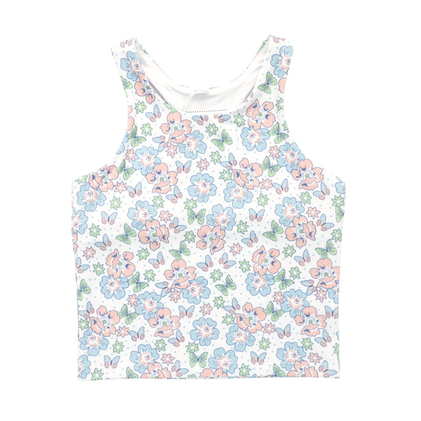 Lib Tank- Butterfly Floral