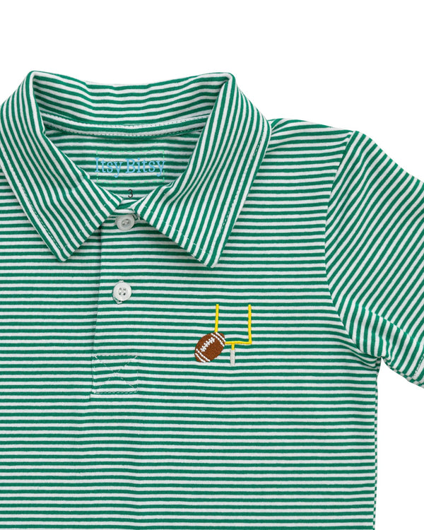 Game Day Polo- Green