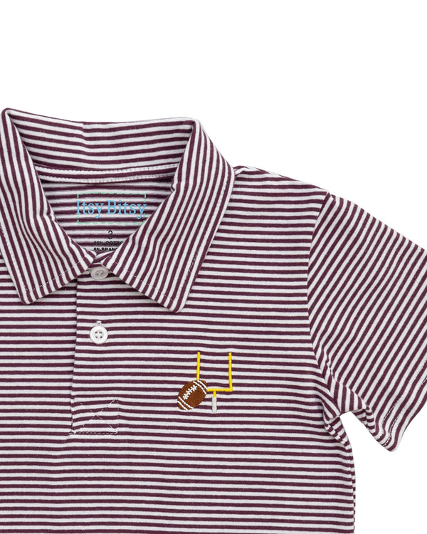 Game Day Polo- Maroon