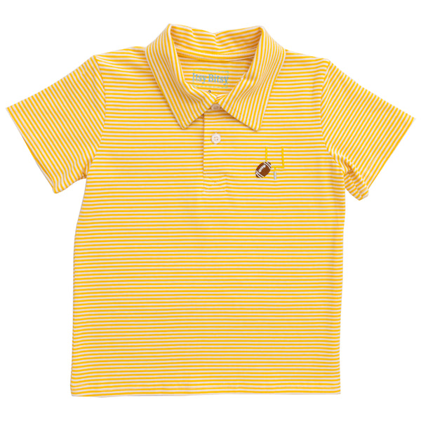 Game Day Polo- Gold