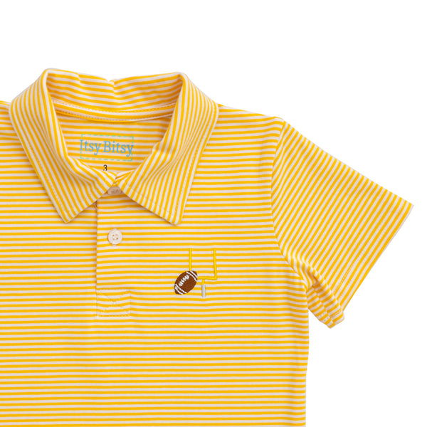 Game Day Polo- Gold