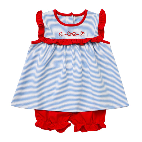 Baseball Bloomer Set