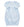 Picot Trim Gown- Blue