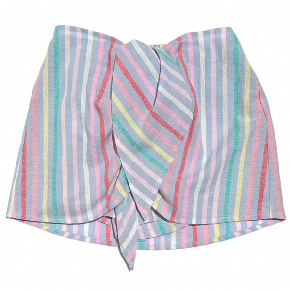 Stella Wrap Skirt- Sorbet Stripe