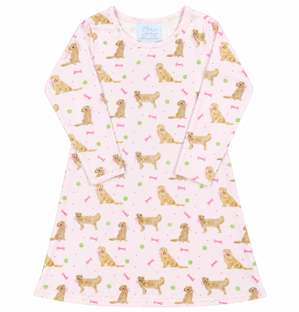 Charlotte Play LS Dress- Puppy Pals