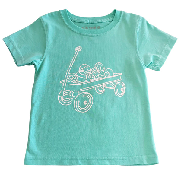 Chalky Mint Easter Wagon   T-Shirt
