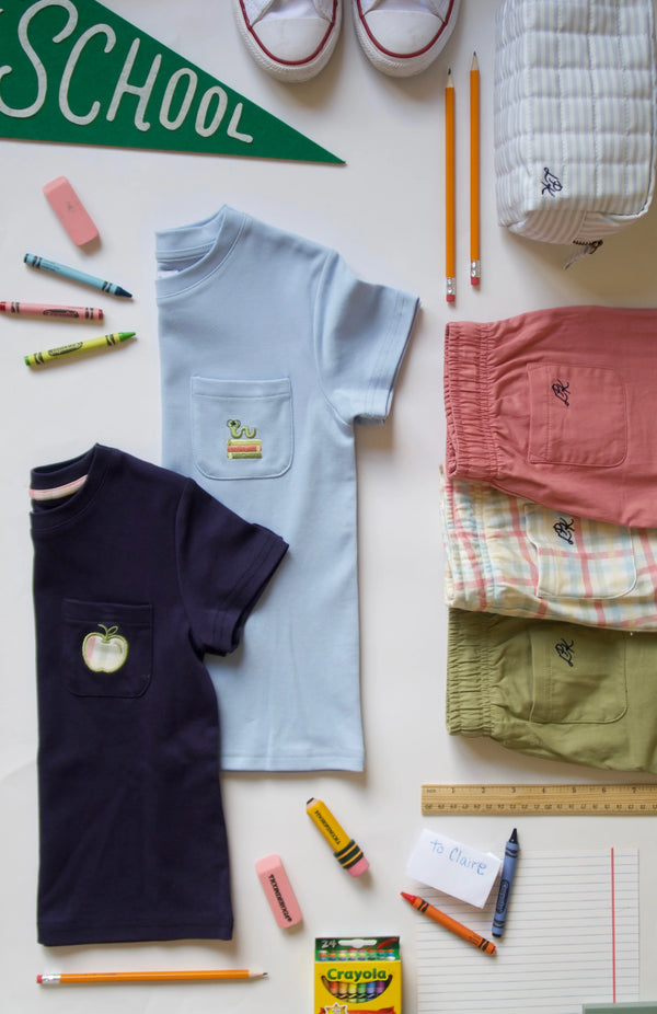 Jackson Pocket Tee- Bookworm