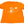 Bright Orange/White Cheerleader T-Shirt