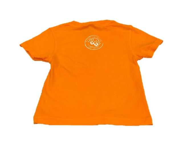 Bright Orange/White Cheerleader T-Shirt