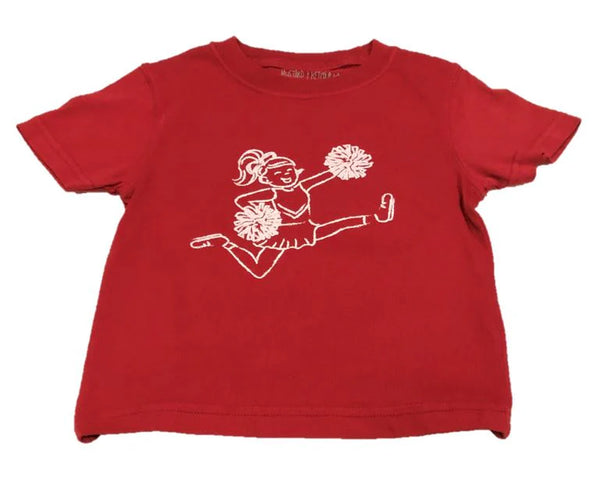 Crimson/White Cheerleader T-Shirt