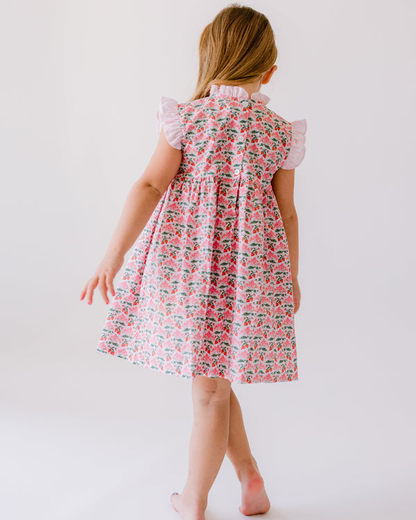 Strawberry Smocked Dress